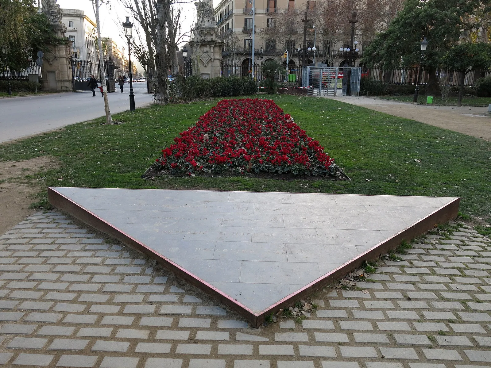 Triangle rosa