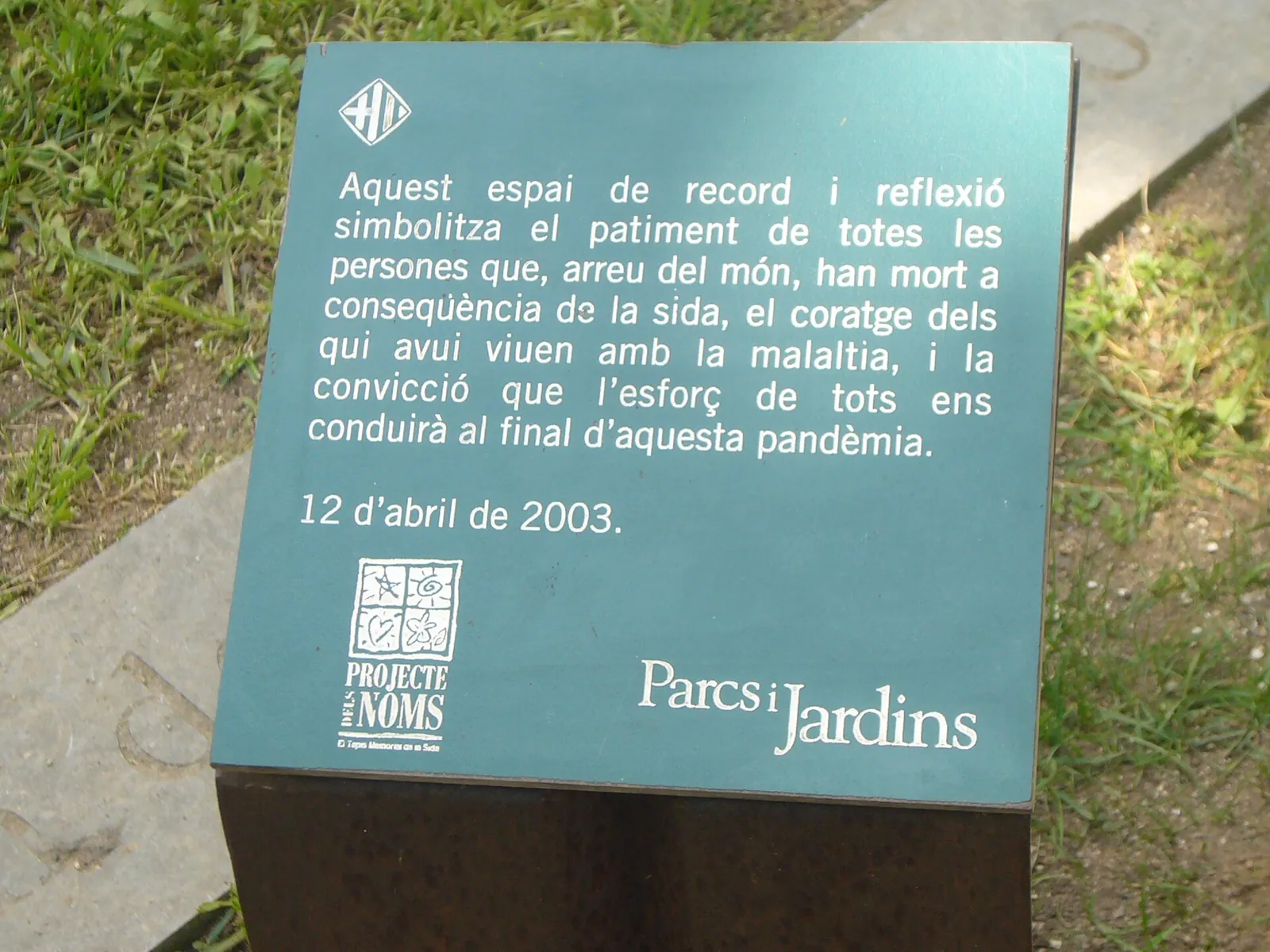 Memorial de la Sida a Barcelona