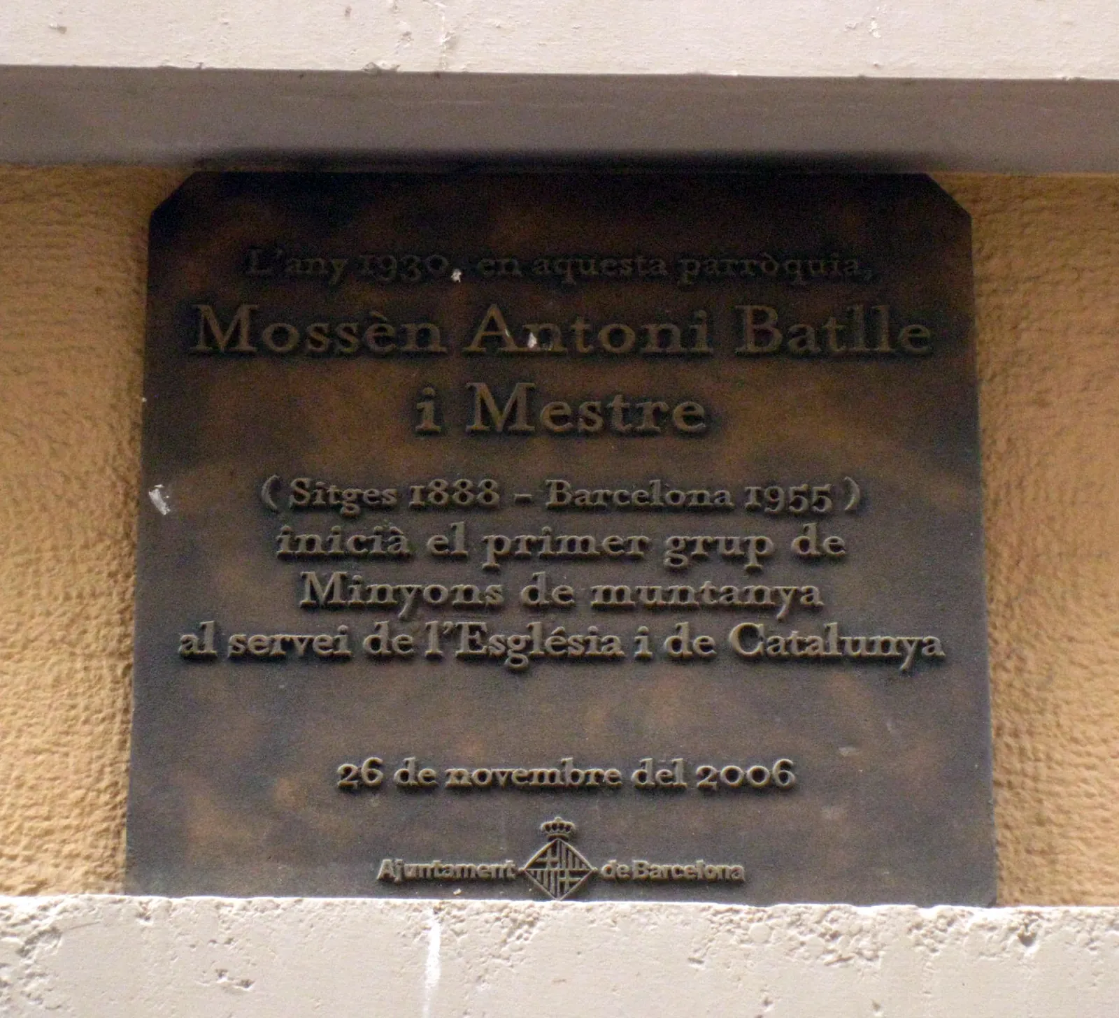 Mossèn Antoni Batlle i Mestre