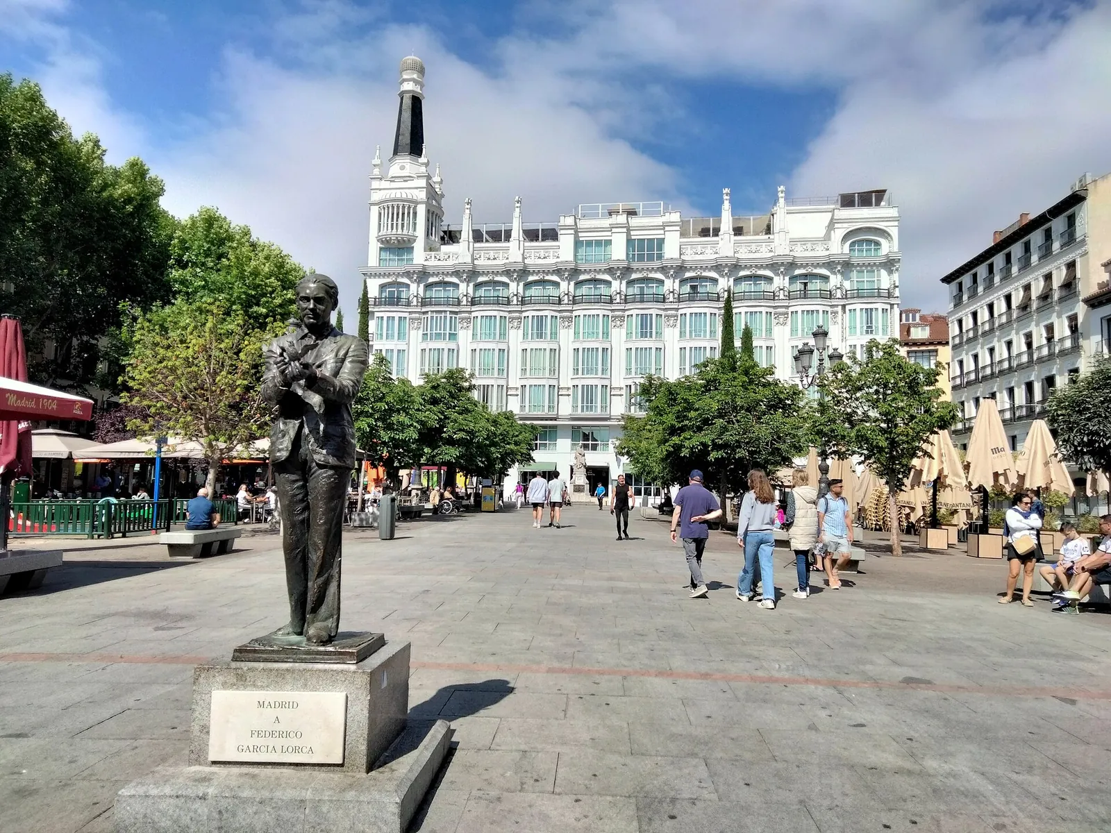 Estatua de Federico García Lorca