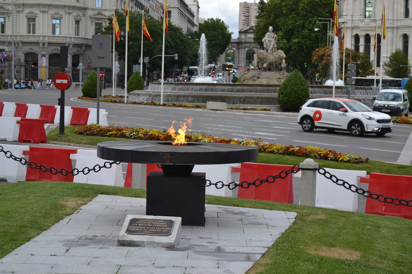 Monumento en memoria de las víctimas de la pandemia de la Covid-19