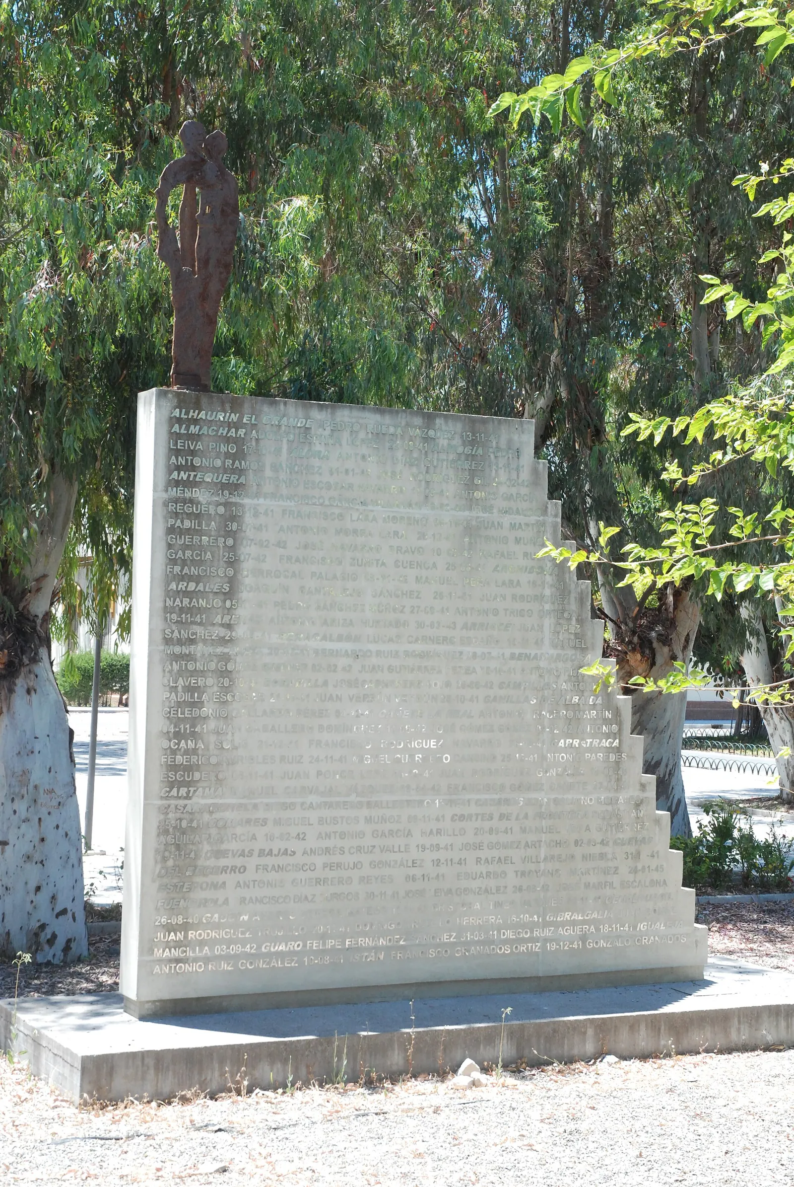 Monumento a las Víctimas Malagueñas de los Campos de Exterminio Nazi