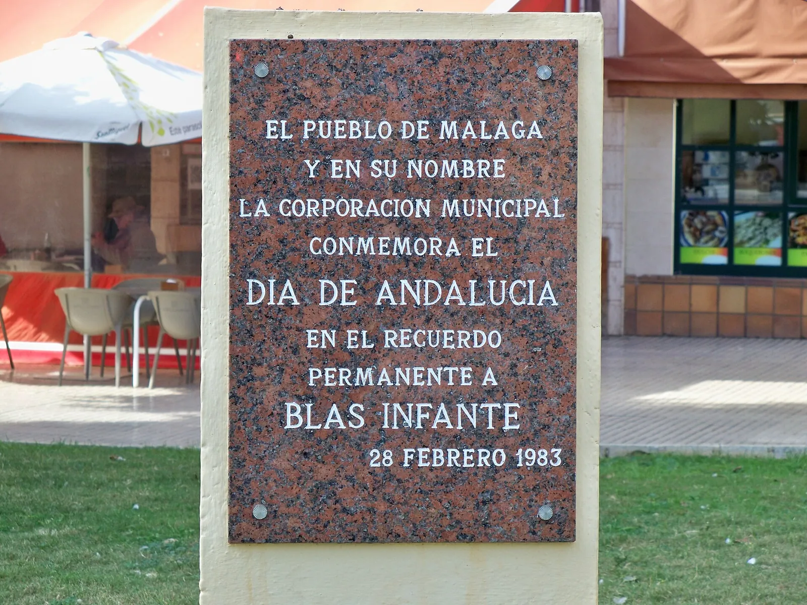 Estela a Blas Infante