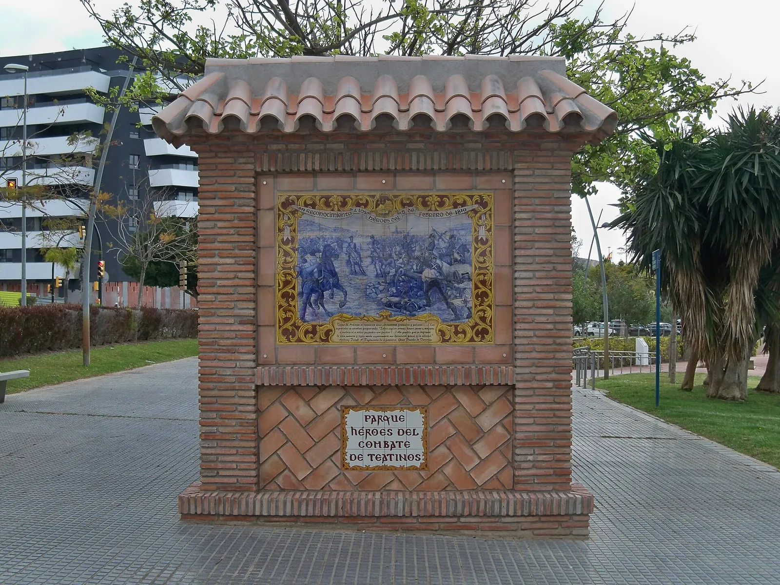 Placa a los Héroes del Combate de Teatinos