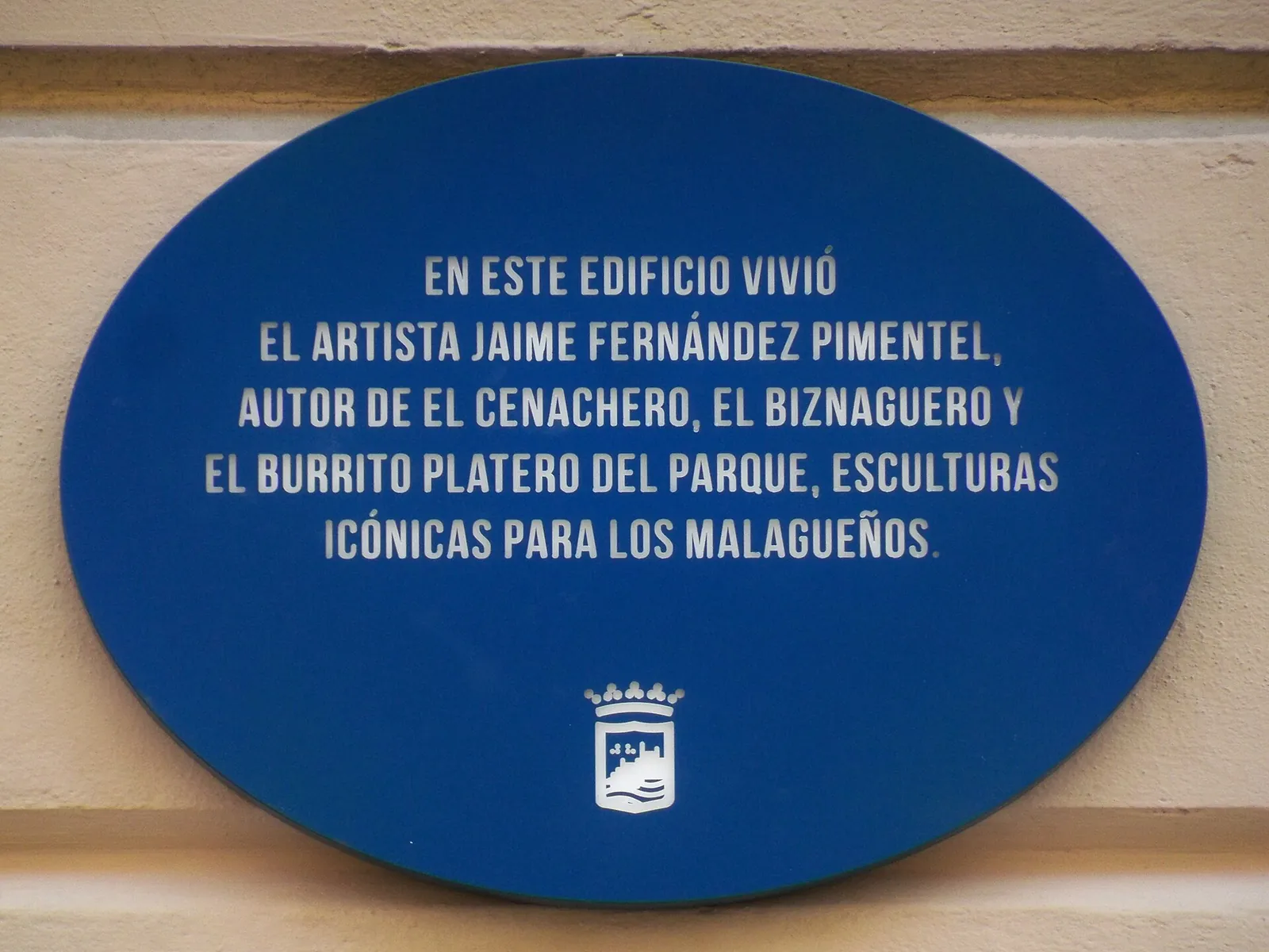 Placa a Juan Fernández Pimentel