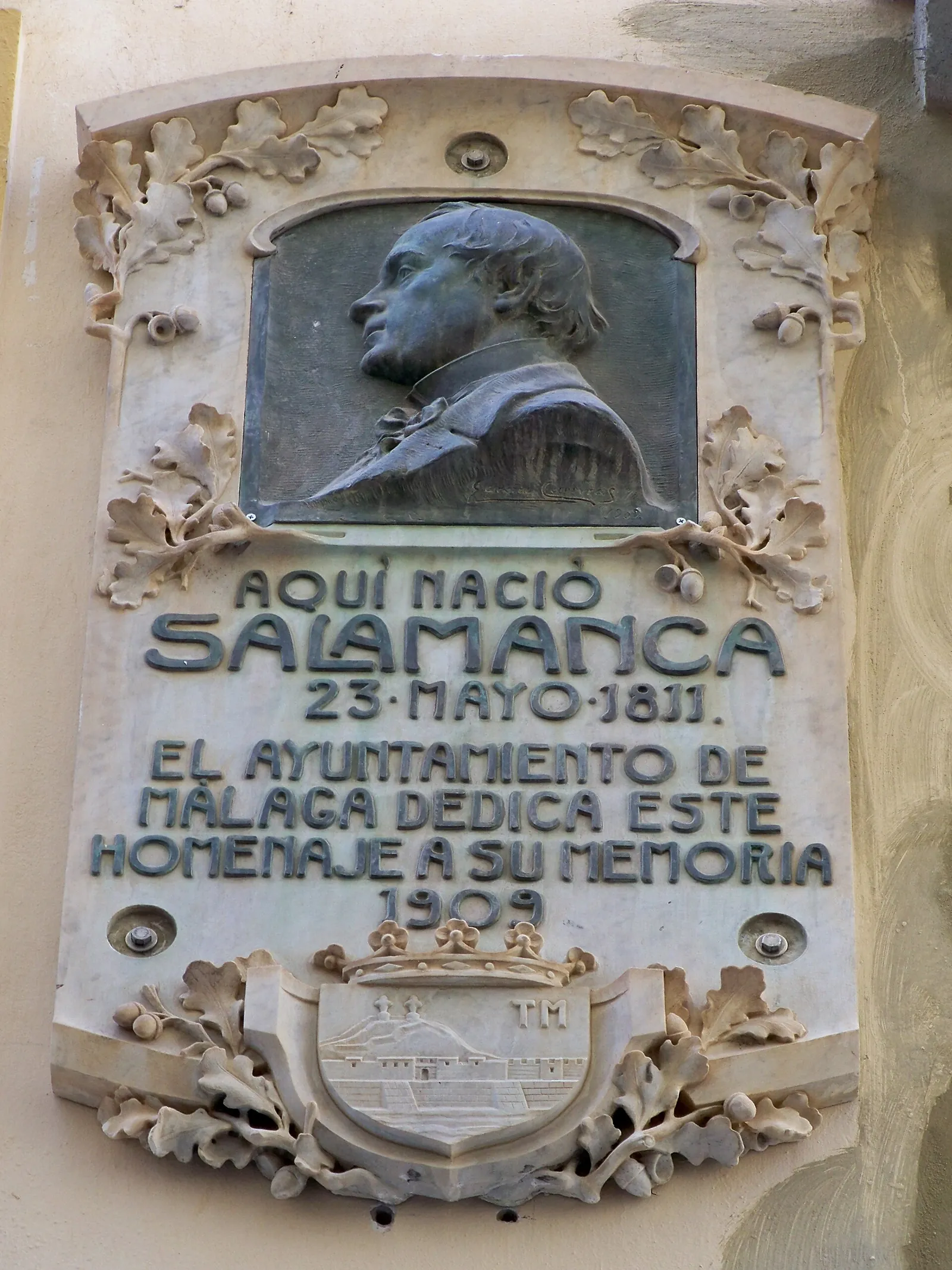 Placa a José de Salamanca