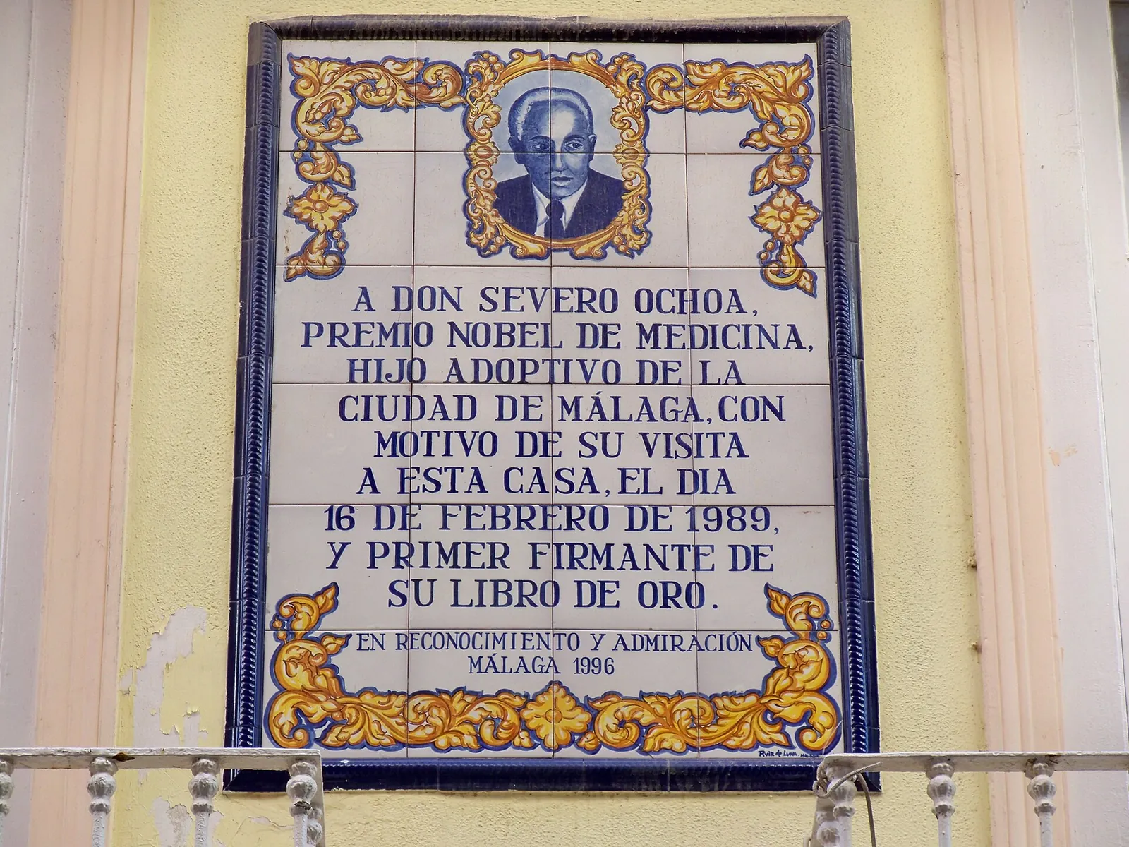 Placa a Severo Ochoa