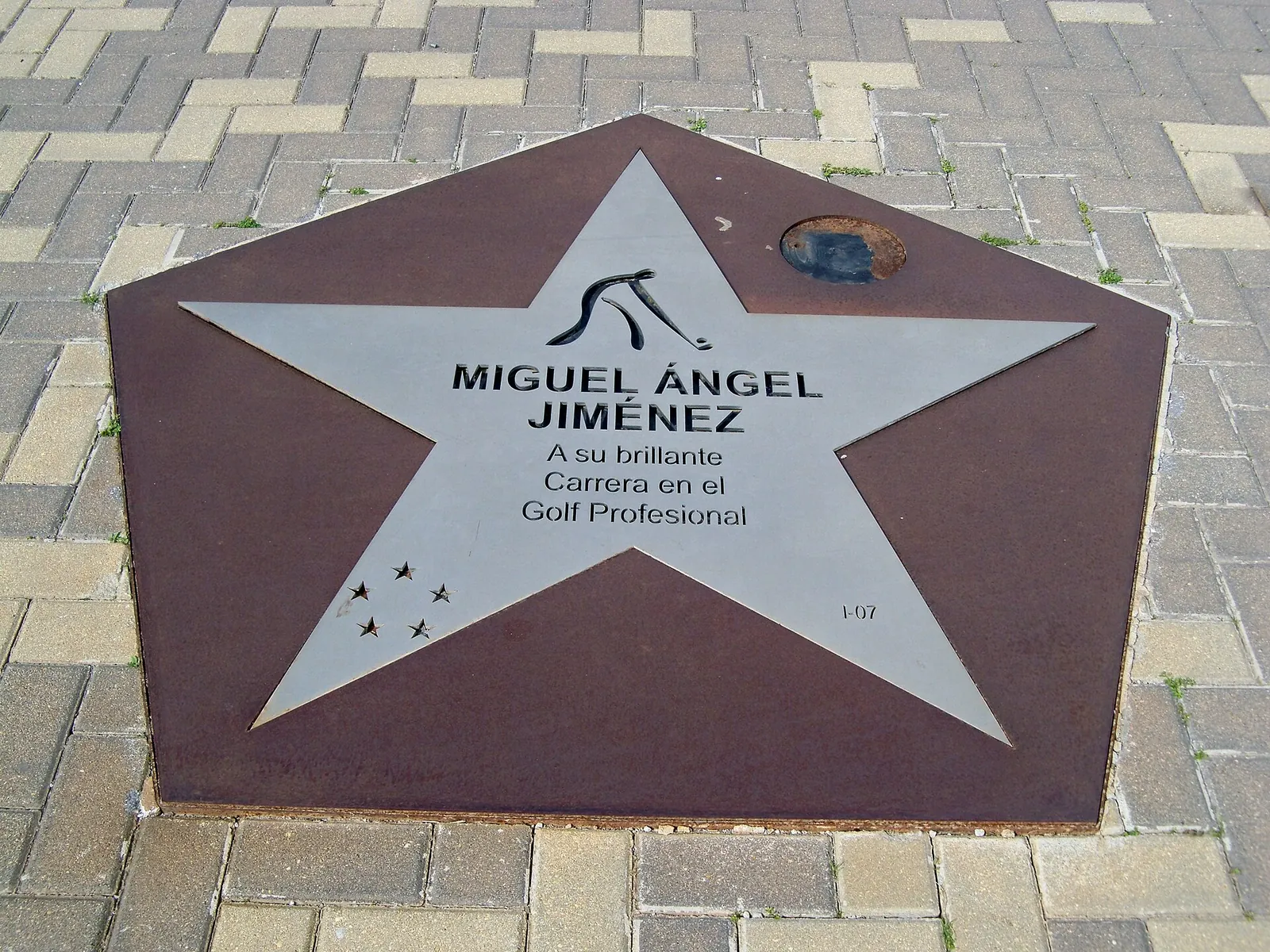 Placa a Miguel Ángel Jiménez