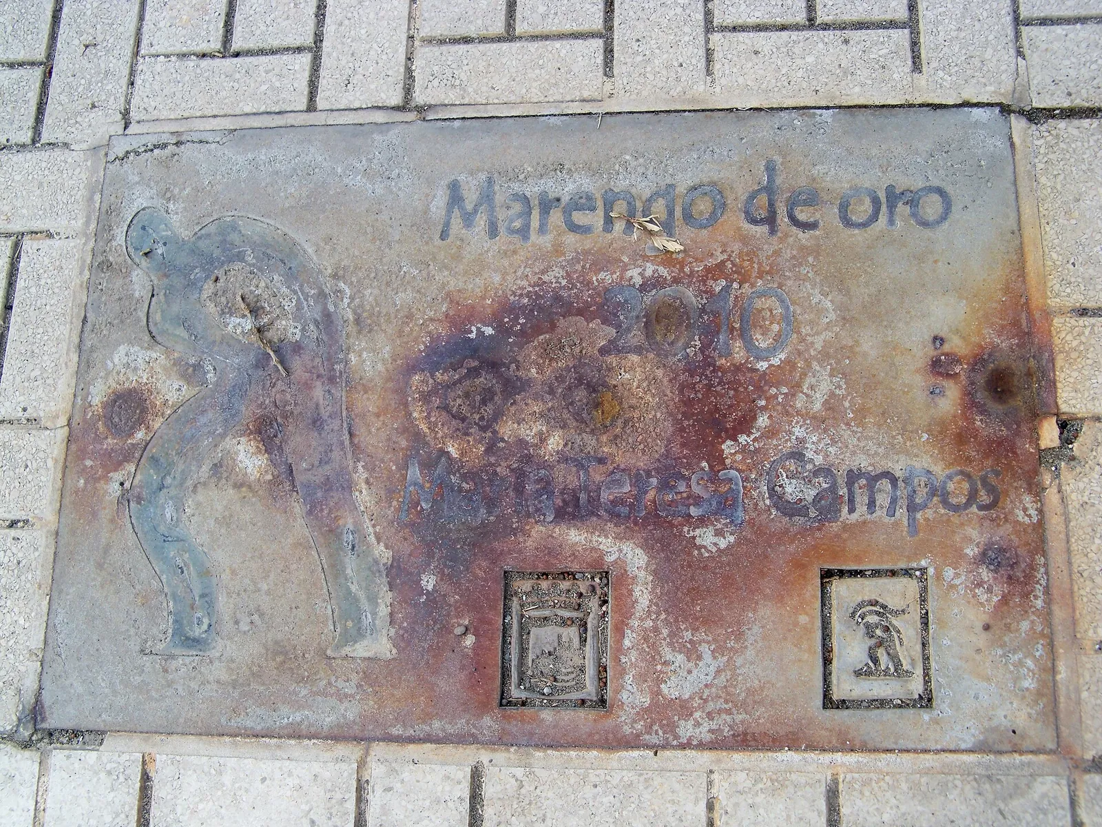Placa a María Teresa Campos