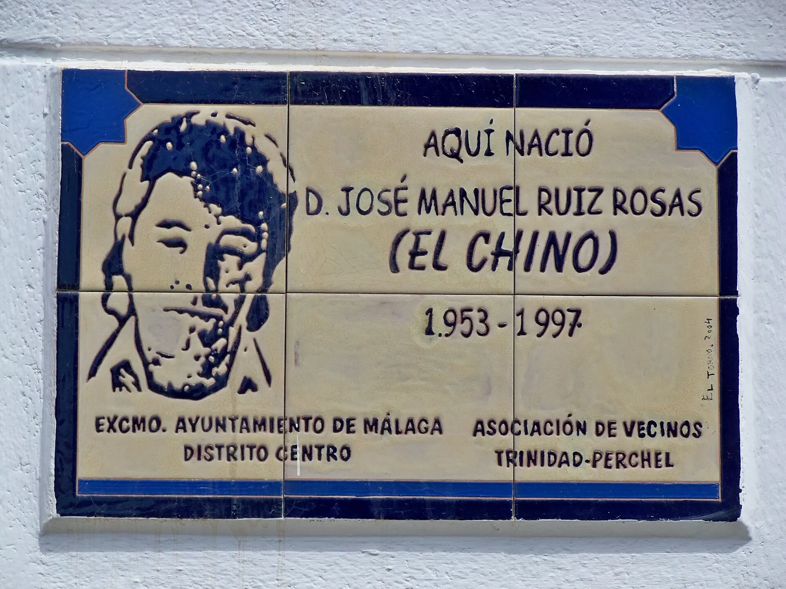 Placa a José Manuel Ruiz Rosas