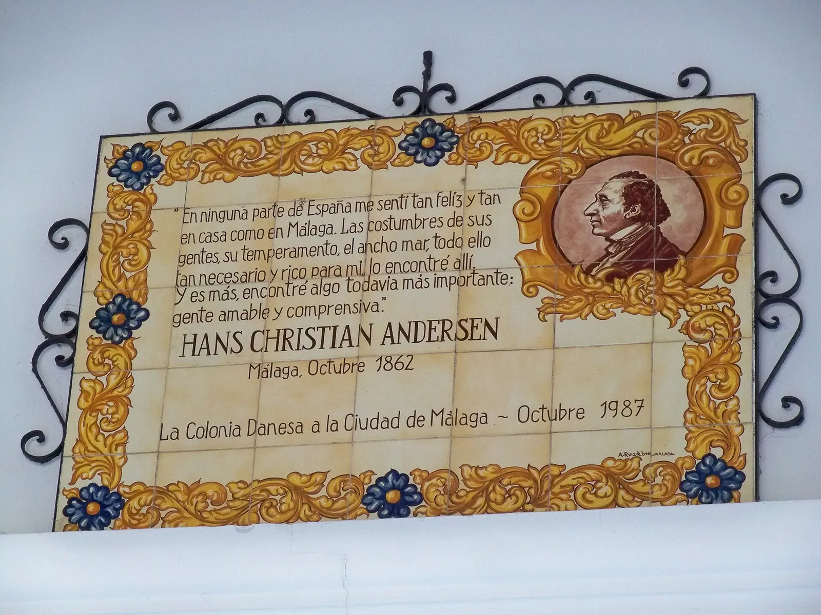 Placa a Hans Christian Andersen