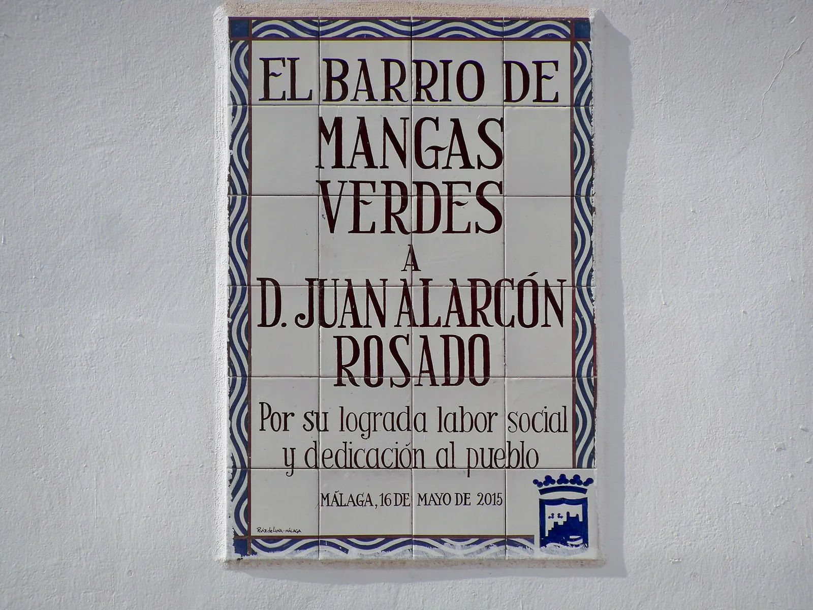 Placa a José Alarcón Rosado