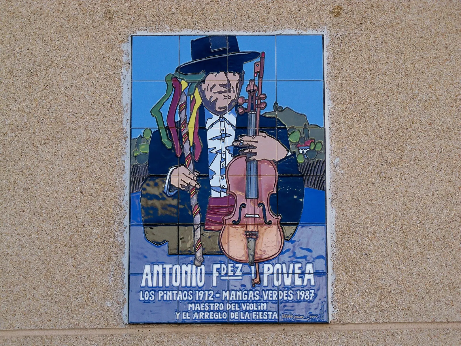 Placa a Antonio Fernández Povea