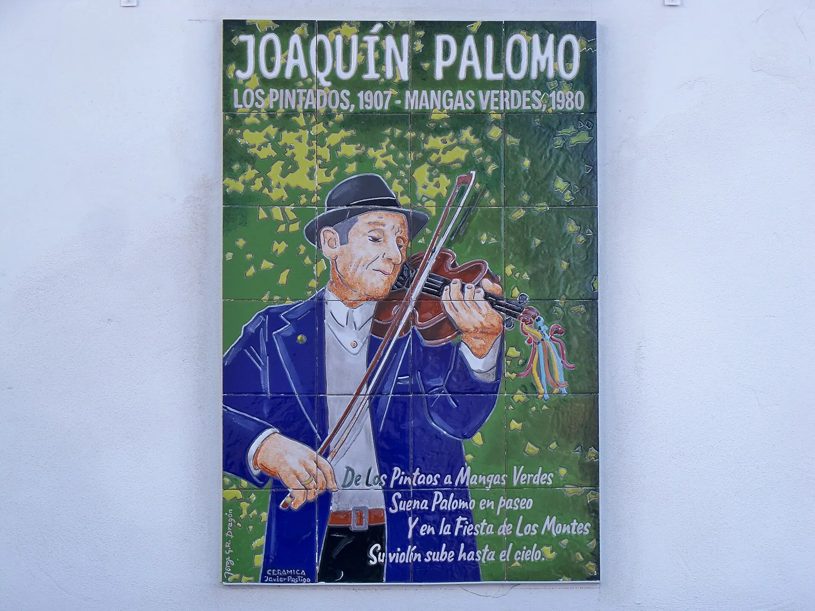 Placa a Joaquín Palomo
