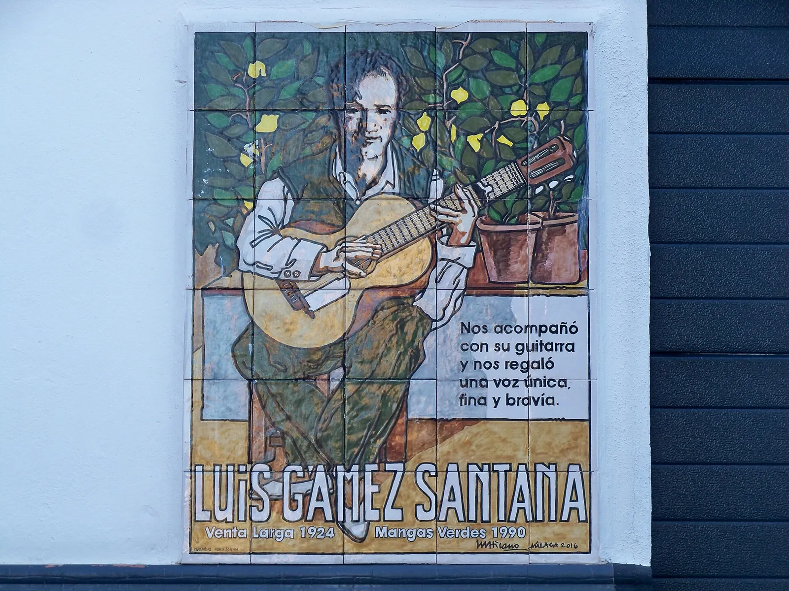 Placa a Luis Gámez Santana