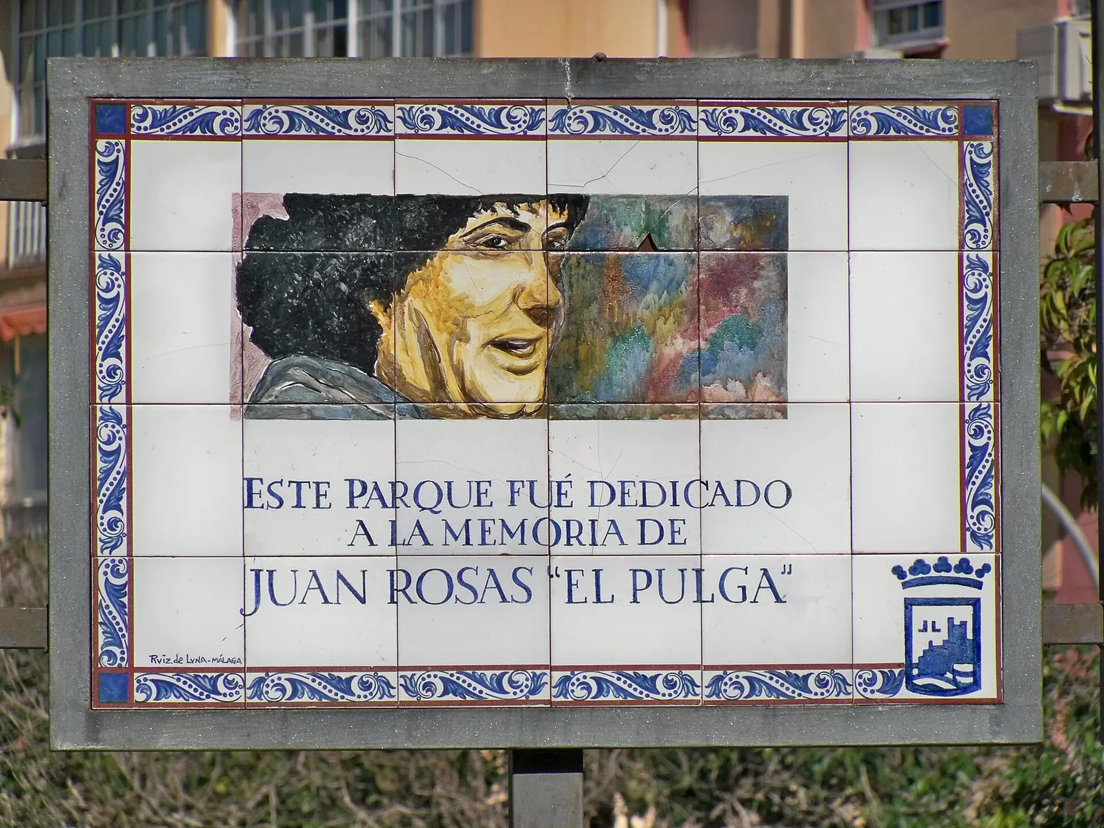 Placa a Juan Rosa El Pulga