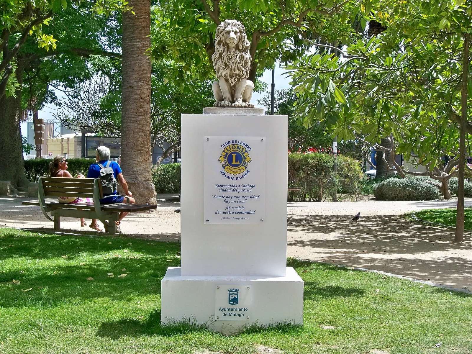 Monumento al Club de Leones Málaga Ilusión