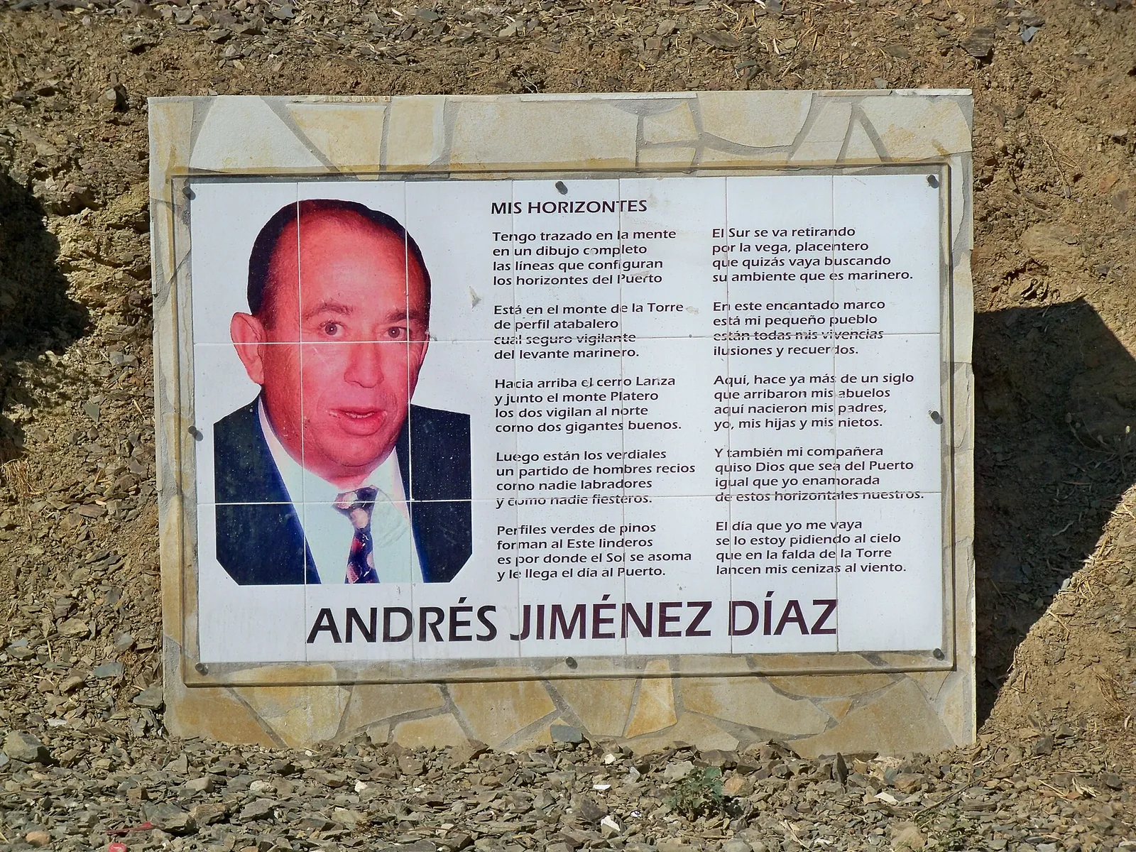 Placa a Andrés Jiménez Díaz