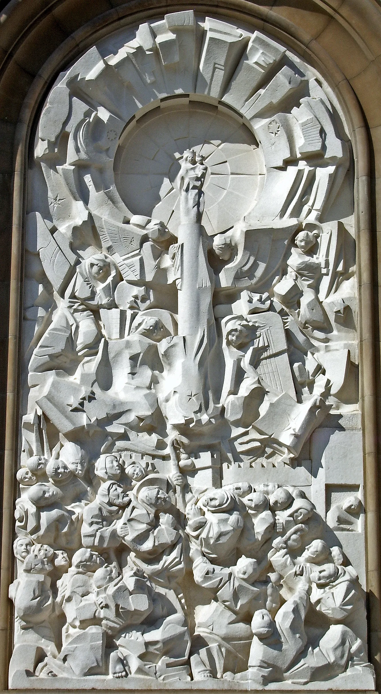 Mural de la Virgen del Pilar