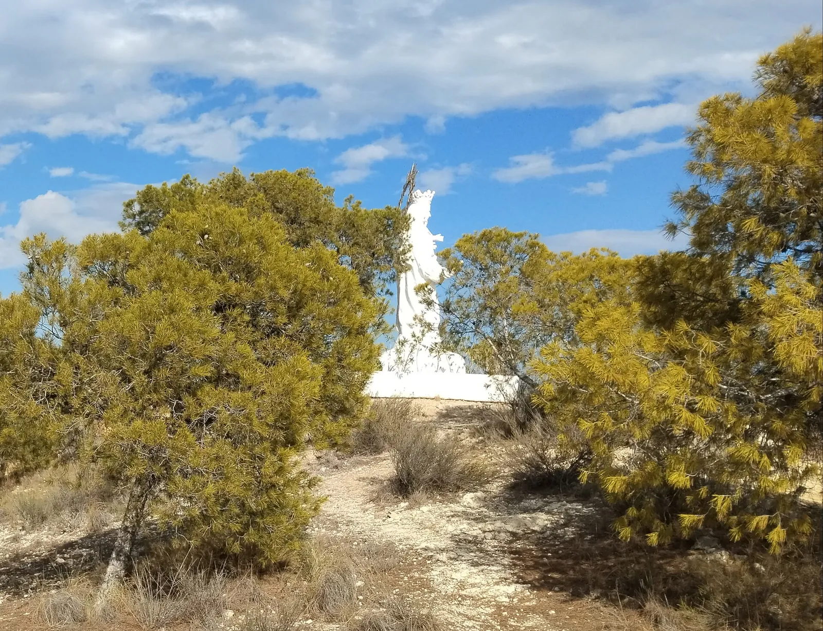 Estatua María Auxiliadora